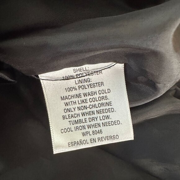 JM Collection Black Women's Jacket with Hide away hood Size Medium - Picture 6 of 7